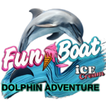 ice cream, fun, boat, dolphin, adventure, logo ,clearwatet, beach, florida